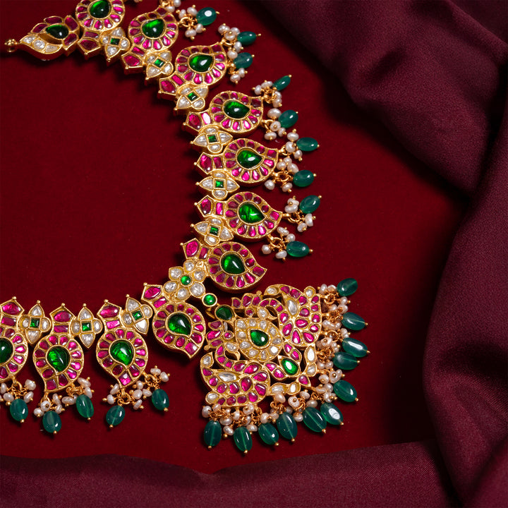 Kairi Kundali Kundan Necklace