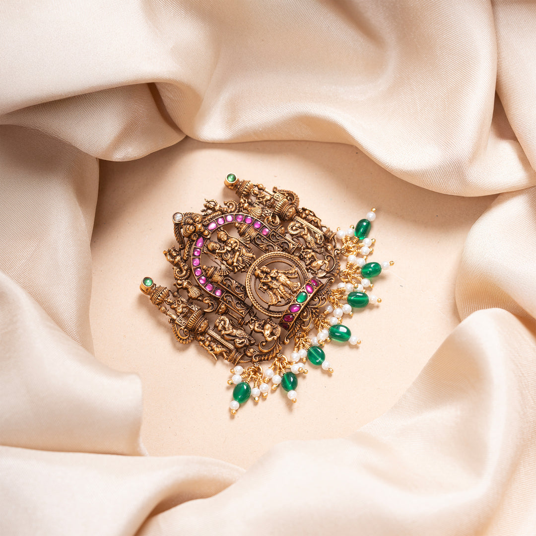 Raga of Radha-Krishna Pendant