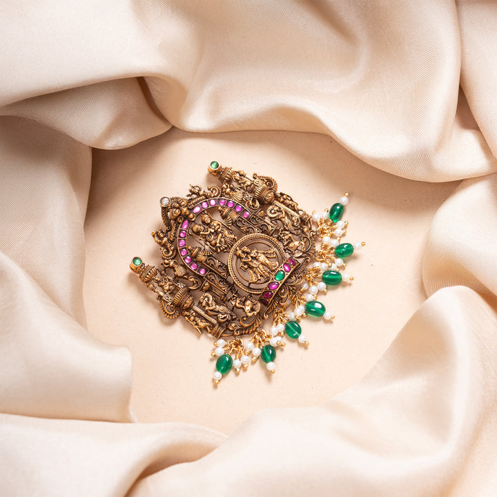 Raga of Radha-Krishna Pendant