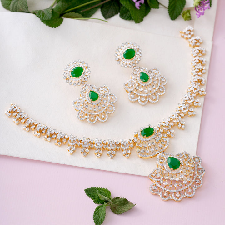 Blosselle Curve Necklace Set