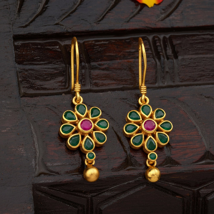 Til-Phool Ruby Pendant Set