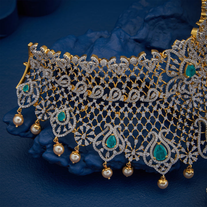 The Glitz Lotus Choker Set