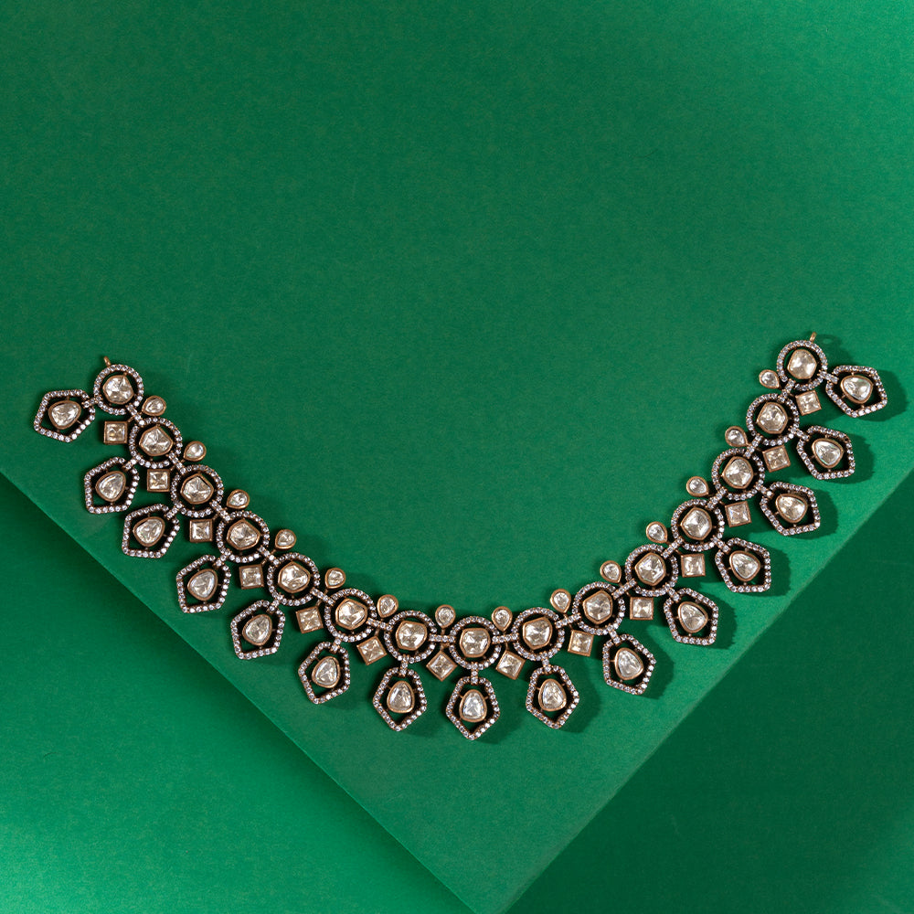 Pankhuri Polki Necklace Set