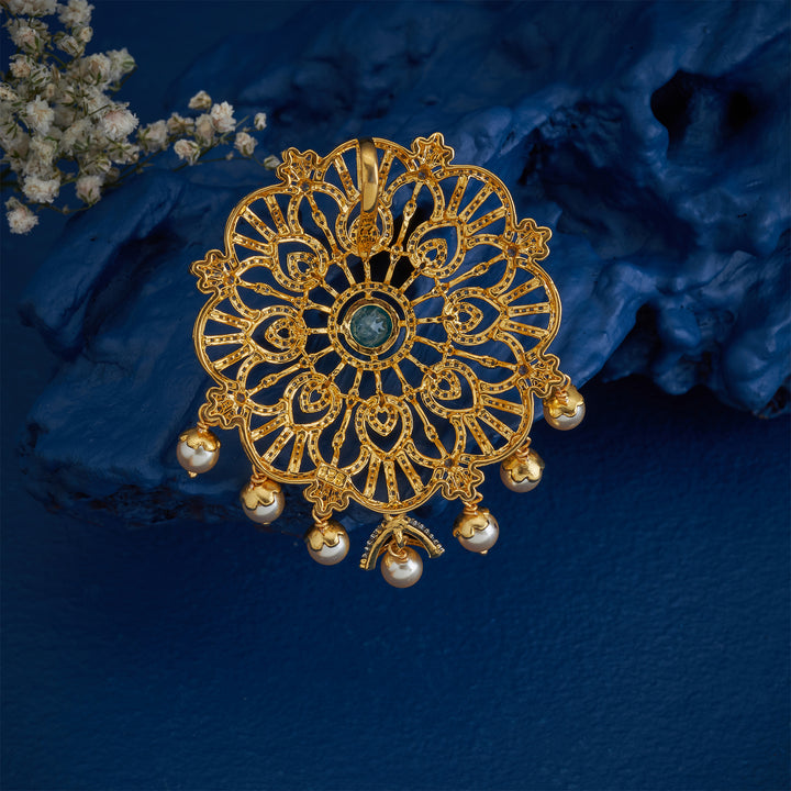 Glitter Flora Pendant