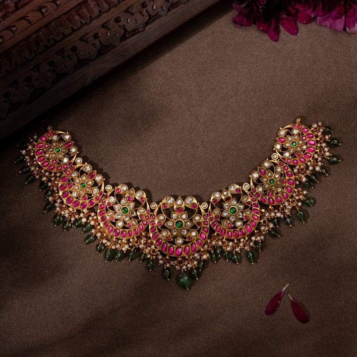 Ardha-Chandra Kundan Necklace