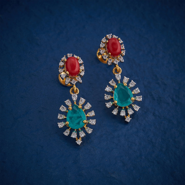 Coralique Cz Necklace Set