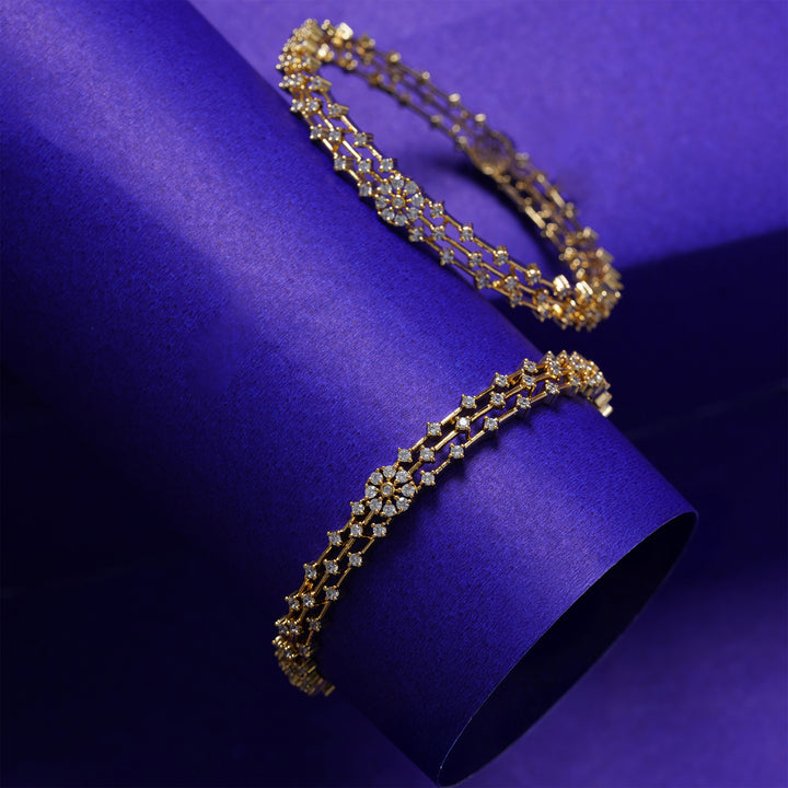 Trikona Blooms Bangle