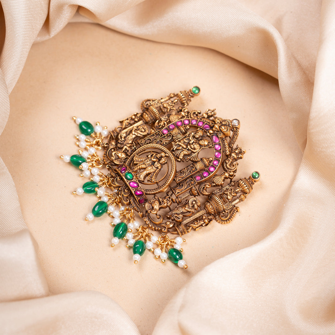 Raga of Radha-Krishna Pendant