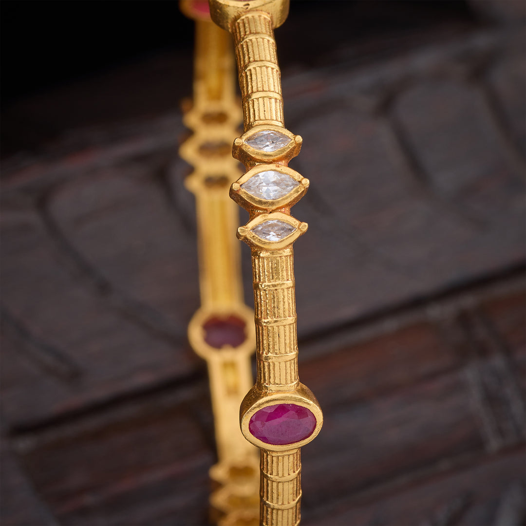 Ovalisca Stone Bangles