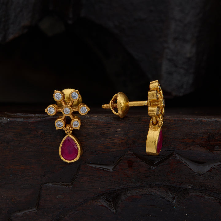 Rose Ruby Studs