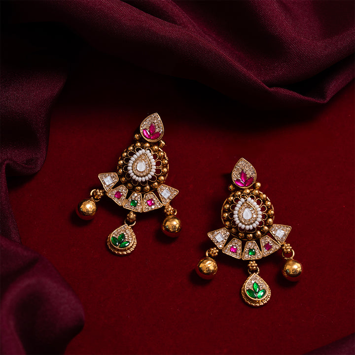Kundanjali Padma Haaram Set