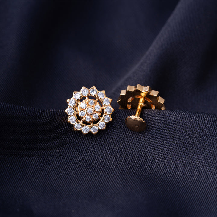 Sphatika Phool Studs