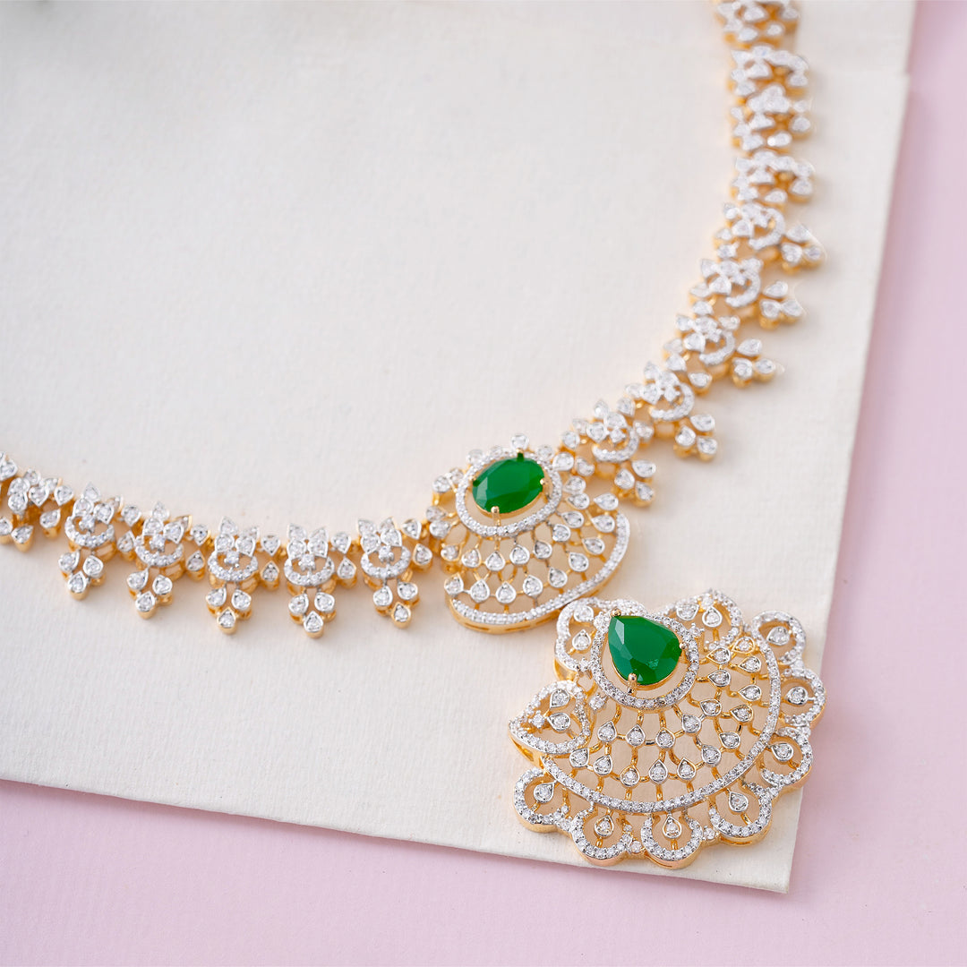 Blosselle Curve Necklace Set