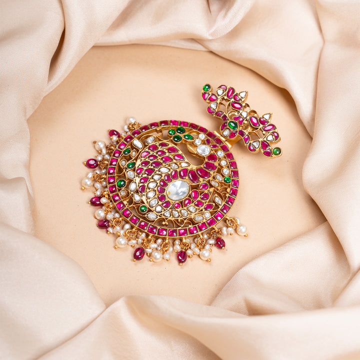 Mor Sundari Kundan Pendant