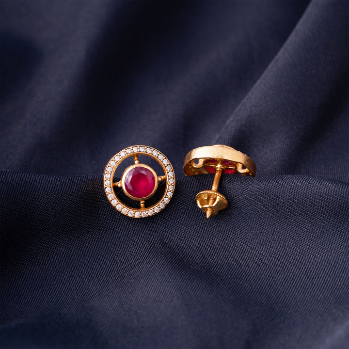 Red Aura Studs