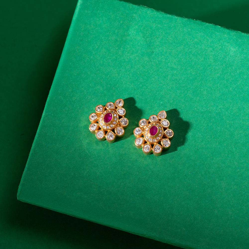 Gleaming Gulmohar Necklace Set