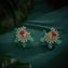 Flora Mint Spark Studs