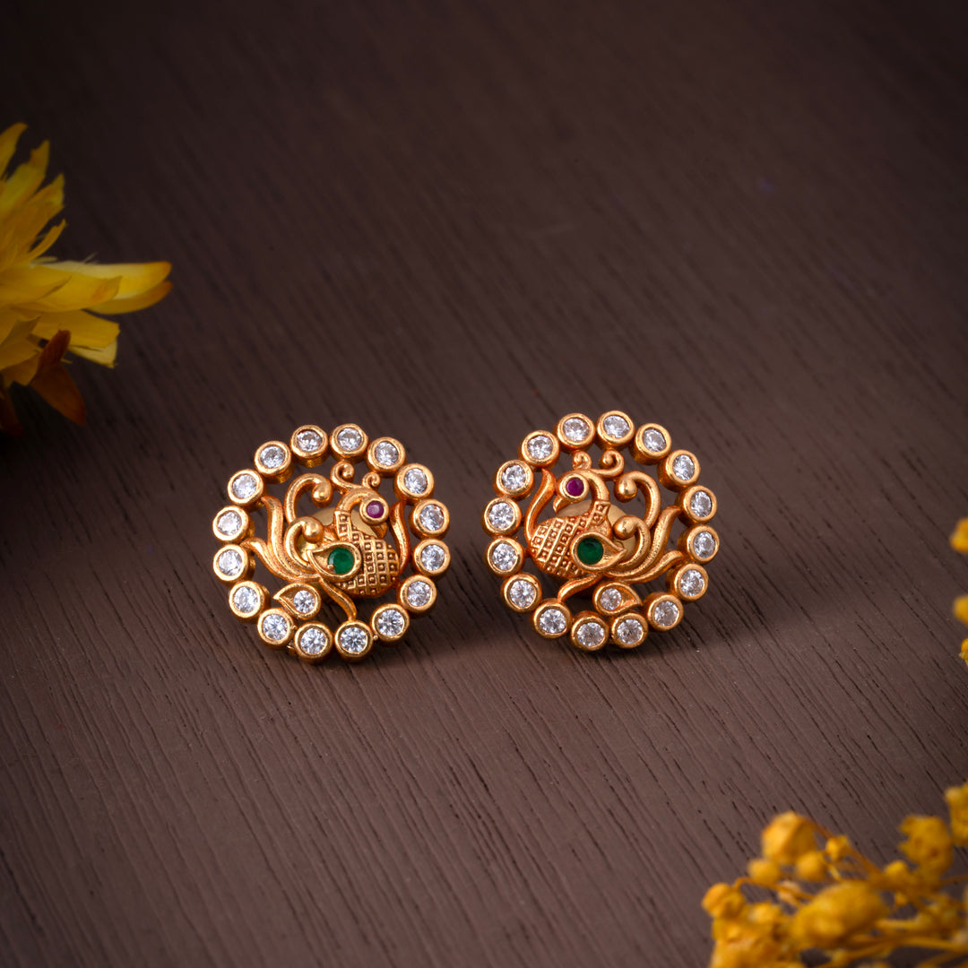 Kanakavalli Mayura Studs