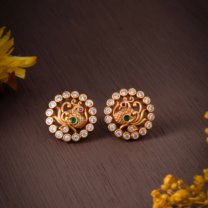 Kanakavalli Mayura Studs