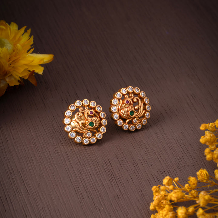 Kanakavalli Mayura Studs