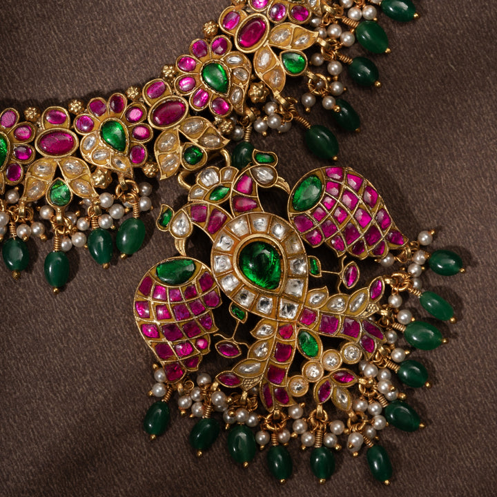 Raksha-Beruda Kundan Necklace