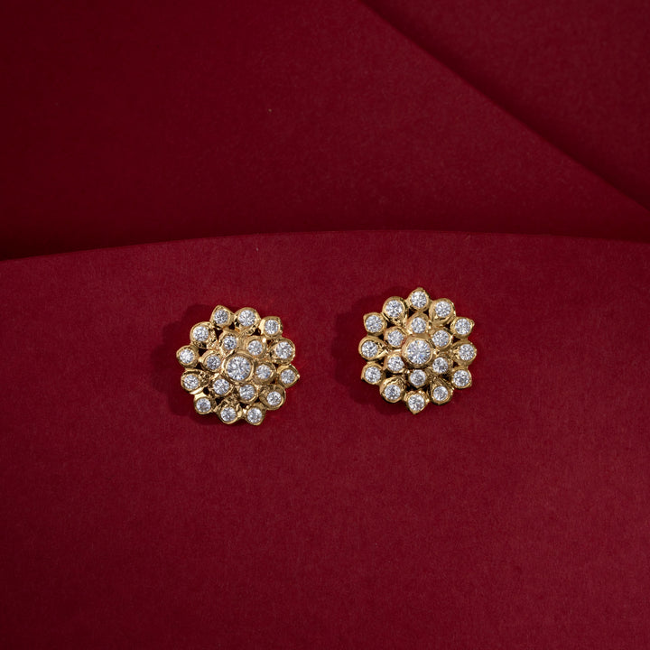 Camellia Grace Stone Studs