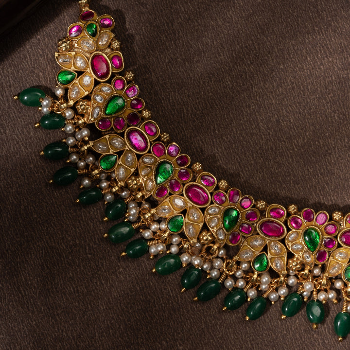 Raksha-Beruda Kundan Necklace