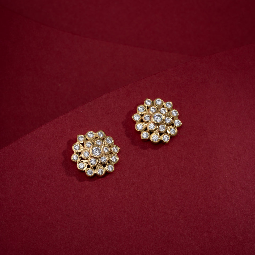 Camellia Grace Stone Studs