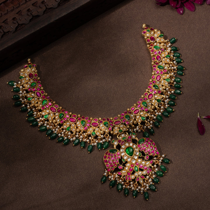 Raksha-Beruda Kundan Necklace