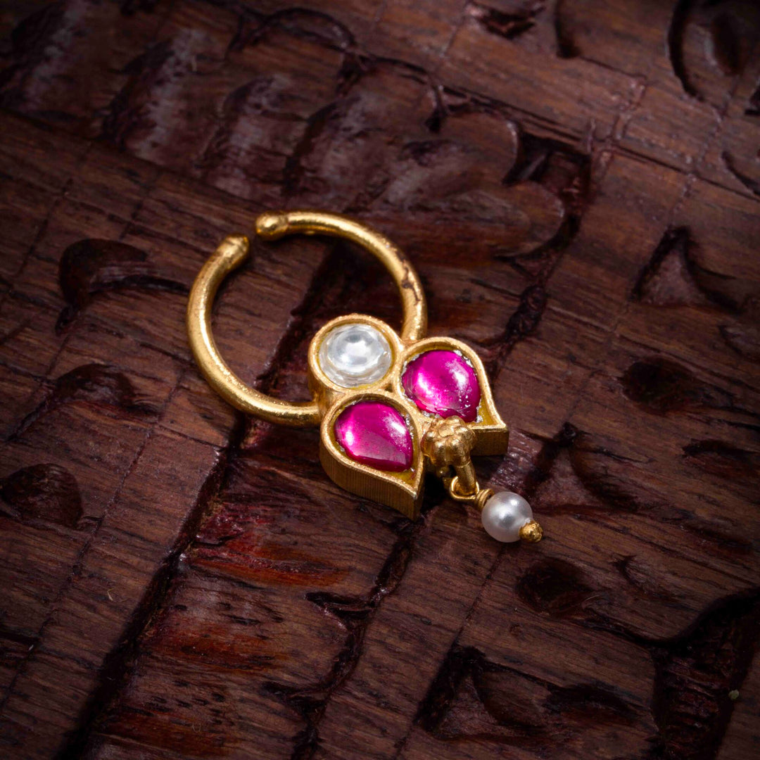 Mahira Kundan Septum Ring