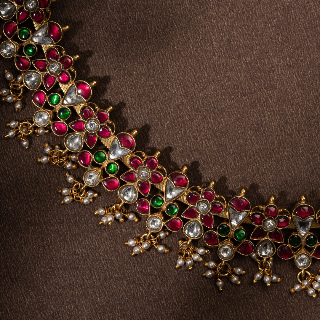 Rajsi-Phool Kundan Necklace