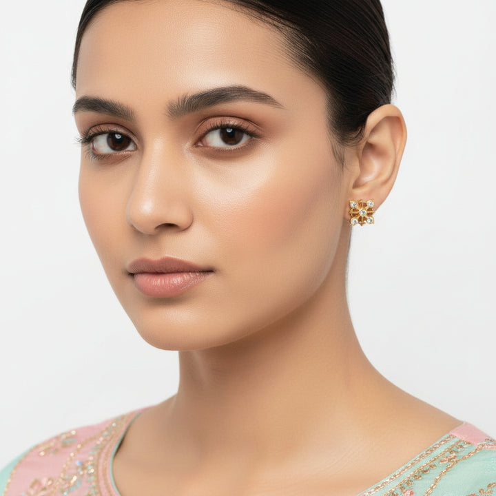 Fleurith Stone Studs