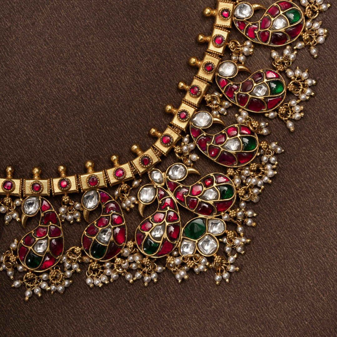 Plumage-Phool Kundan Necklace