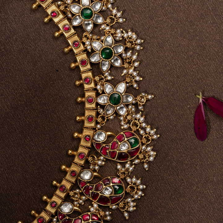Plumage-Phool Kundan Necklace