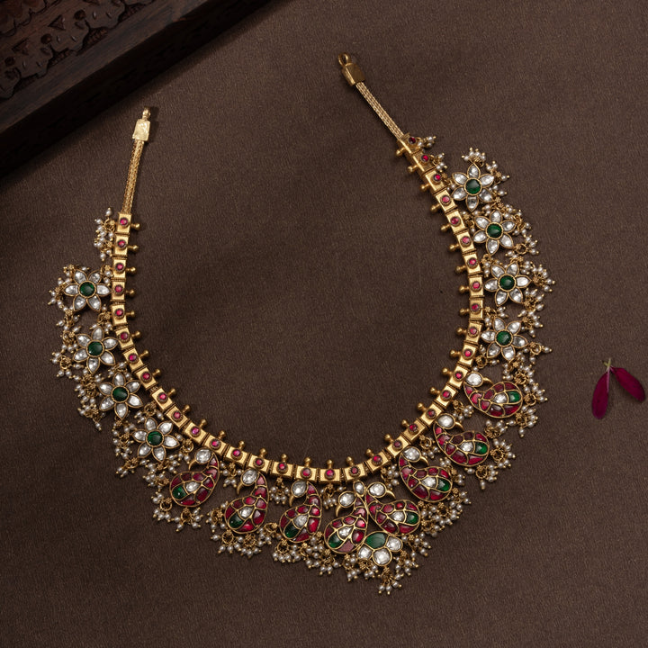 Plumage-Phool Kundan Necklace