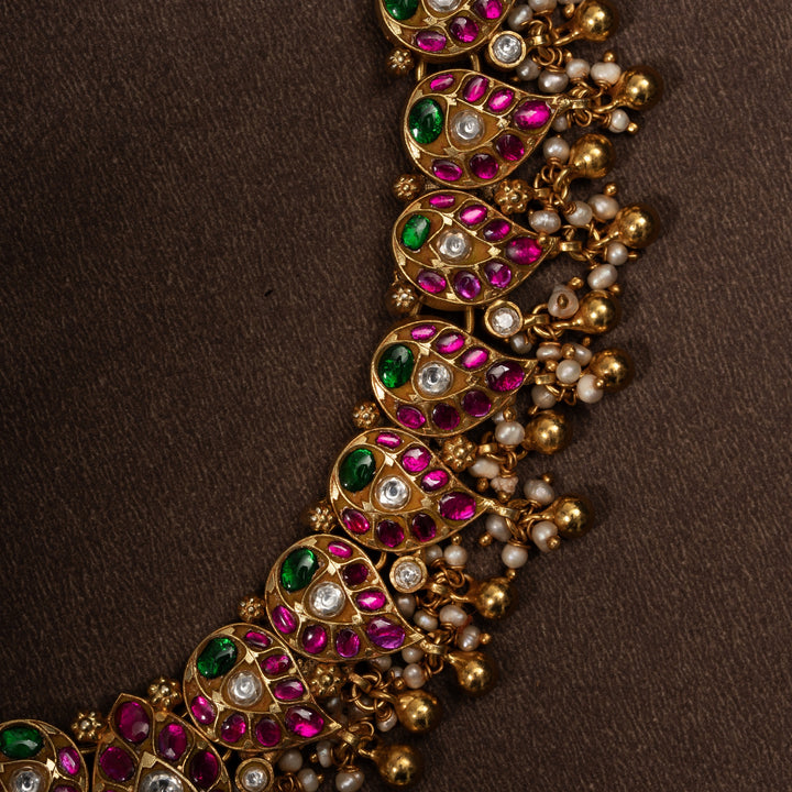 Designer Peacock Kundan Necklace