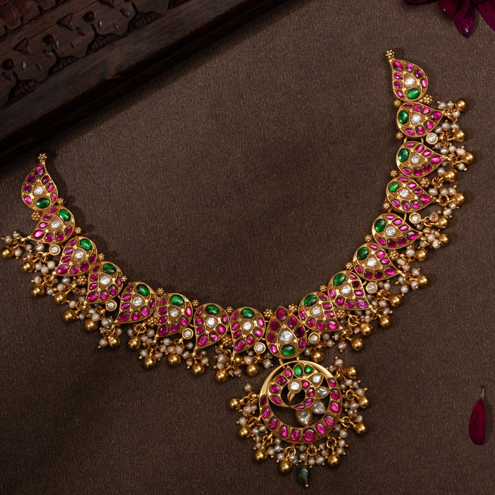 Designer Peacock Kundan Necklace