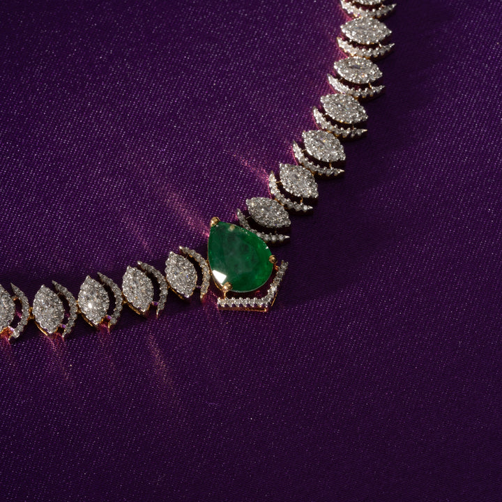 Verd-Noor CZ Necklace Set