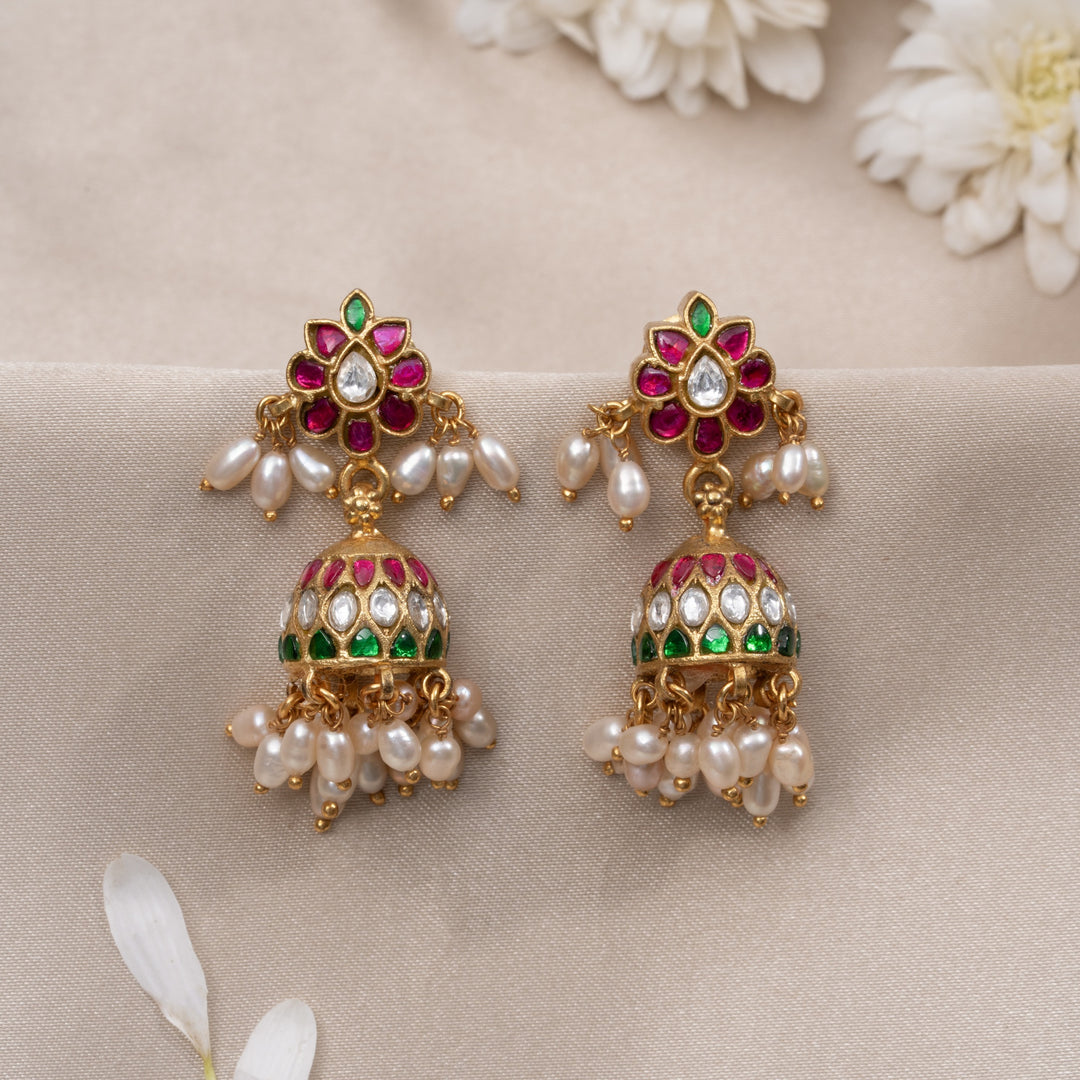 Mandara Kundan Jhumki