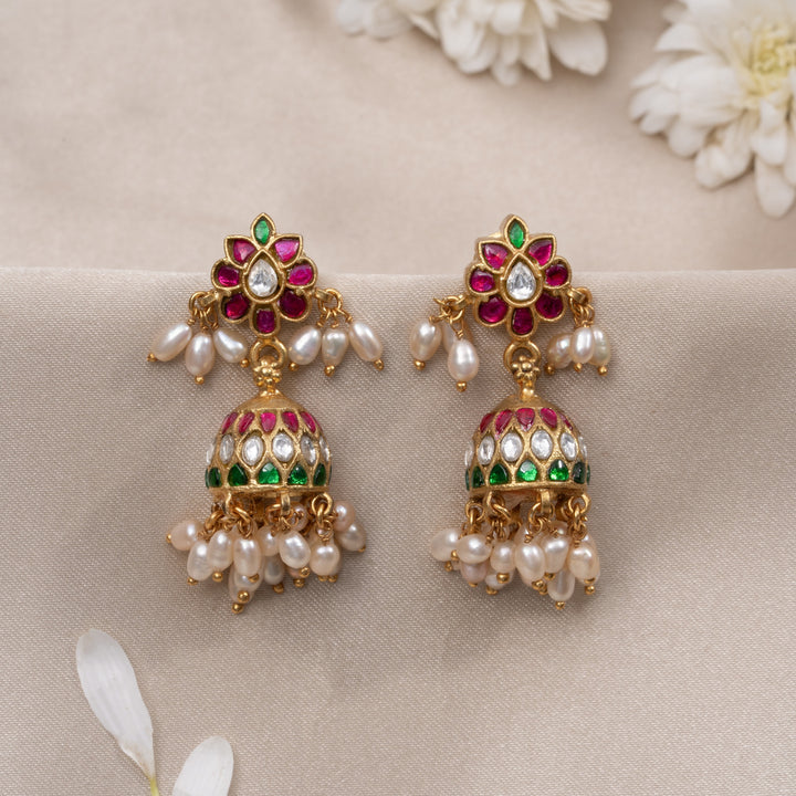 Mandara Kundan Jhumki