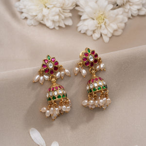 Mandara Kundan Jhumki