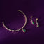 Pear-Green CZ Necklace Set