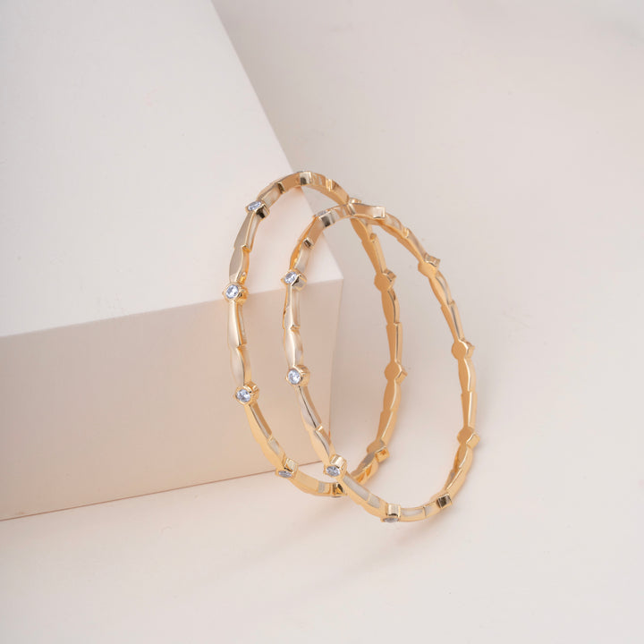 AuraRiva Stone Bangles