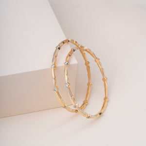 AuraRiva Stone Bangles