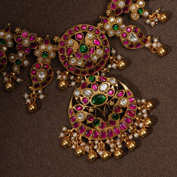 Rajsi Peacock Kundan Necklace