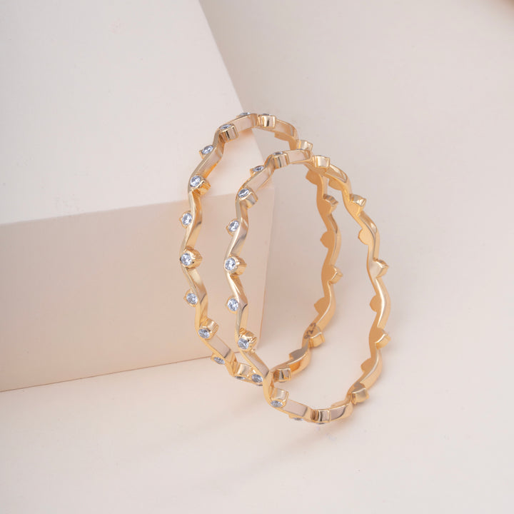 Wavy Stone Bangles