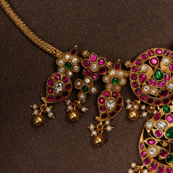 Rajsi Peacock Kundan Necklace