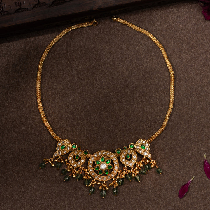Chakra-Floral Kundan Necklace