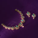 Panna-Spark CZ Necklace Set