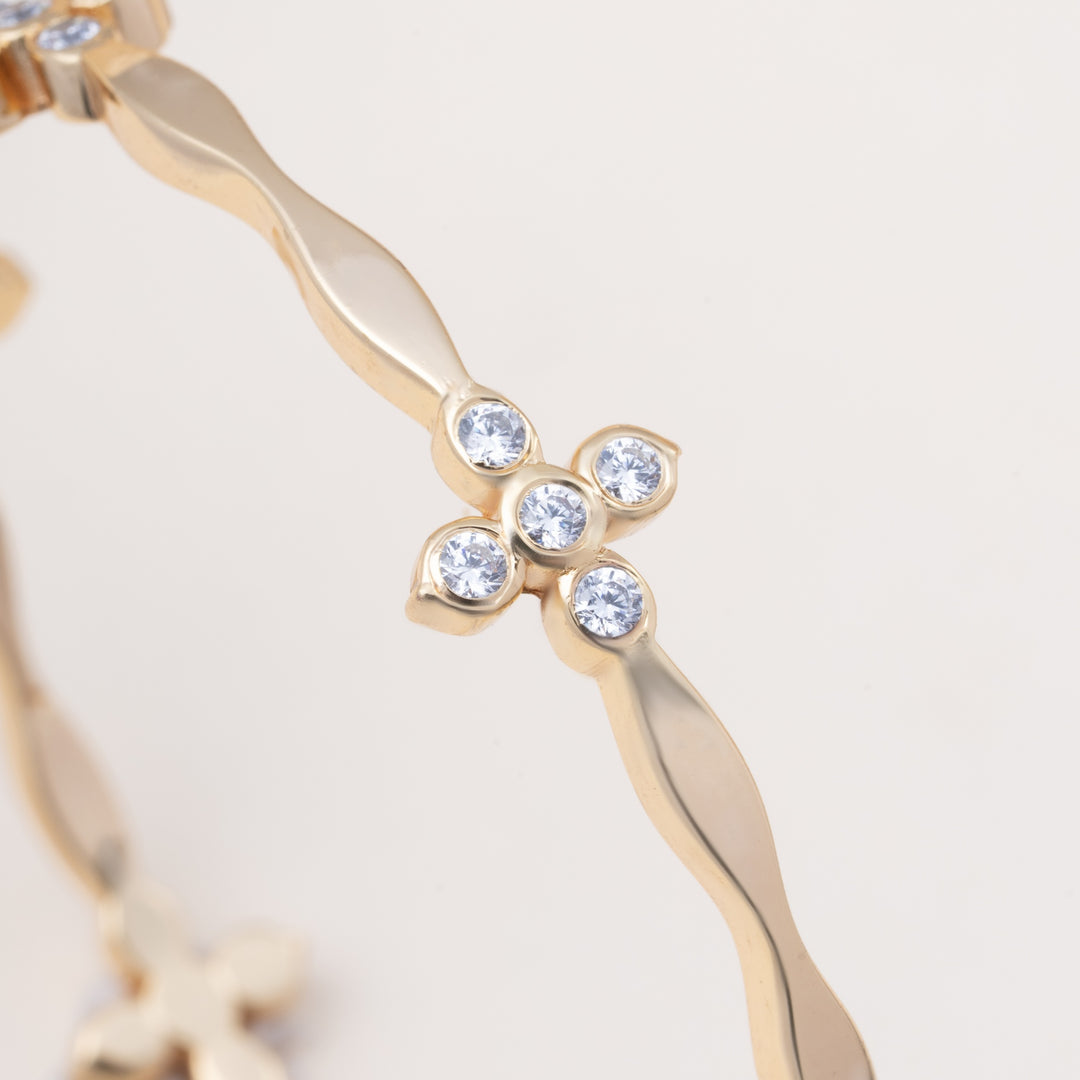 Petalique Stone Bangles